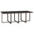 9 Piece Garden Dining Set with Cushions Poly Rattan Brown