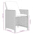 9 Piece Garden Dining Set with Cushions Poly Rattan Brown