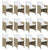 13 Piece Garden Dining Set with Cushions Poly Rattan Beige