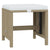 13 Piece Garden Dining Set with Cushions Poly Rattan Beige