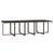 11 Piece Garden Dining Set with Cushions Poly Rattan Brown