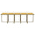 15 Piece Garden Dining Set with Cushions Poly Rattan Beige