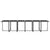 13 Piece Garden Dining Set with Cushions Poly Rattan Grey