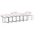 15 Piece Garden Dining Set with Cushions Poly Rattan Grey