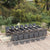 15 Piece Garden Dining Set with Cushions Poly Rattan Grey