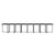 21 Piece Garden Dining Set with Cushions Grey Poly Rattan