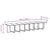 21 Piece Garden Dining Set with Cushions Grey Poly Rattan