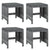 21 Piece Garden Dining Set with Cushions Grey Poly Rattan