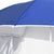 Beach Parasol with Side Walls Blue 215 cm