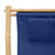 Deck Chair Bamboo and Canvas Navy Blue