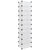 Shoe Rack Transparent 44x32x174 cm PP