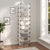 Shoe Rack Transparent 44x32x174 cm PP