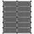 Shoe Rack Black 94.5x36.5x106 cm PP