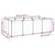 Small Animal Cage Black 144x74x46.5 cm PP and Steel