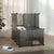 Small Animal Cage Black 142x74x93 cm PP and Steel