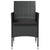 16 Piece Garden Lounge Set with Cushions Poly Rattan Black