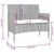 16 Piece Garden Lounge Set with Cushions Poly Rattan Grey