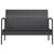 16 Piece Garden Lounge Set with Cushions Poly Rattan Black