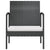 8 Piece Garden Lounge Set with Cushions Poly Rattan Black