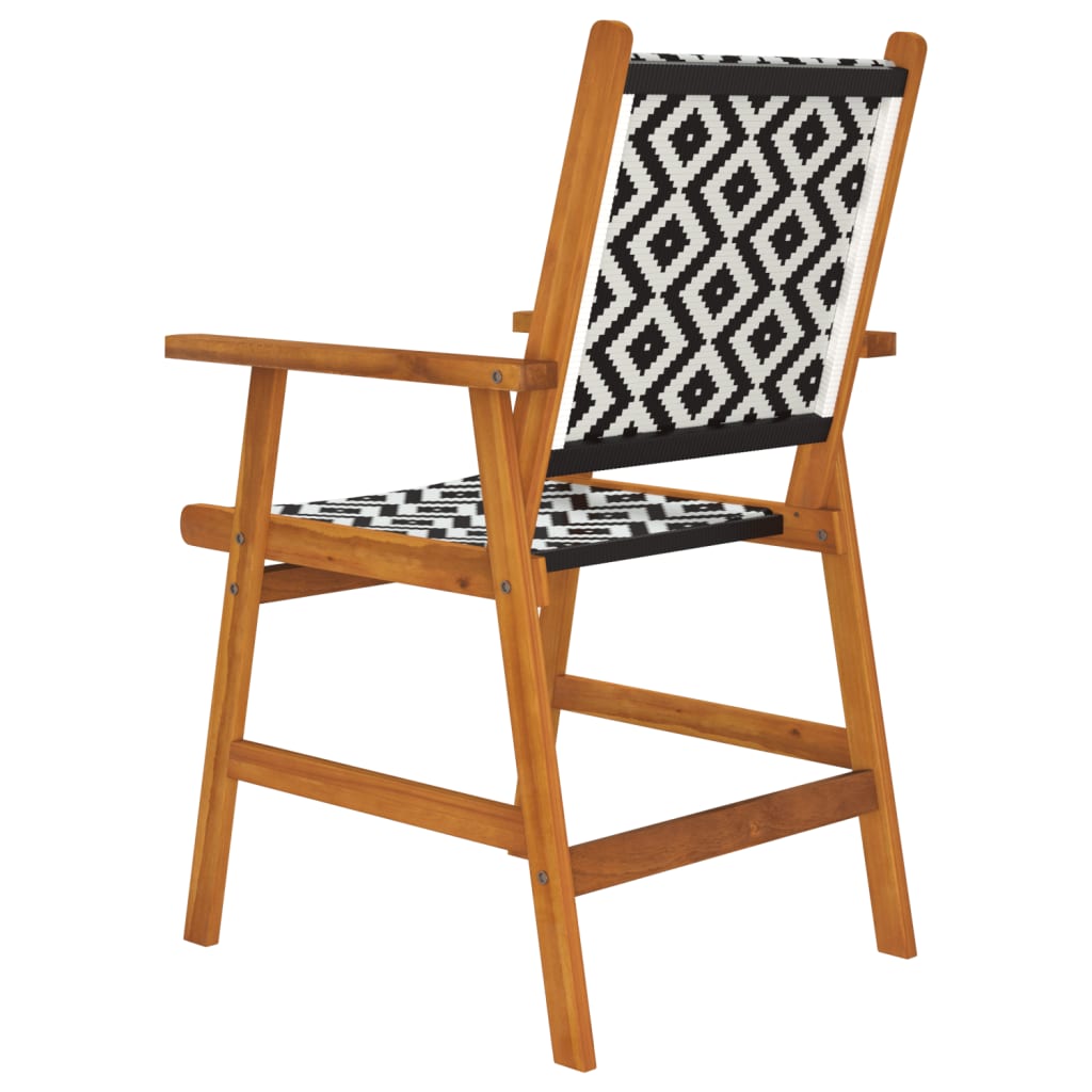 Garden Chairs 8 pcs Solid Acacia Wood