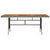 Garden Table Grey 160x70x72 cm Poly Rattan & Solid Acacia Wood