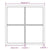 Wall Mirror Black 40x40 cm Metal