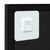 Wall Mirror Black 60x60 cm Metal