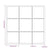 Wall Mirror Black 60x60 cm Metal