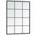 Wall Mirror Black 80x60 cm Metal