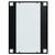 Wall Mirror Black 80x60 cm Metal