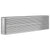 Garden Raised Bed Powder-Coated Steel 260x40x68 cm Silver