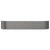 Garden Raised Bed Galvanised Steel 224x80x36 cm Grey
