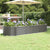 Garden Raised Bed Galvanised Steel 224x80x36 cm Grey