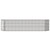 Garden Raised Bed Galvanised Steel 296x80x68 cm Silver