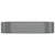 Garden Raised Bed Galvanised Steel 175x100x36 cm Grey