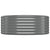 Garden Raised Bed Galvanised Steel 175x100x36 cm Grey