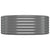 Garden Raised Bed Powder-Coated Steel 507x100x36 cm Grey
