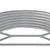 Garden Raised Bed Powder-Coated Steel 507x100x36 cm Grey