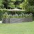 Garden Raised Bed Grey 447x140x68 cm Galvanised Steel