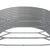 Garden Raised Bed Powder-Coated Steel 584x140x68 cm Grey