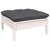 3 Piece Garden Lounge Set with Anthracite Cushions Pinewood