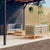 5 Piece Garden Lounge Set with Grey Cushions Pinewood