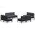 8 Piece Garden Lounge Set with Anthracite Cushions Pinewood