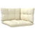 13 Piece Garden Lounge Set with Cream Cushions Pinewood
