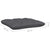 3-Seater Garden Sofa with Anthracite Cushions Solid Pinewood