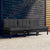 3-Seater Garden Sofa with Anthracite Cushions Solid Pinewood