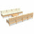 9 Piece Garden Lounge Set with Cream Cushions Solid Pinewood