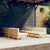 9 Piece Garden Lounge Set with Cream Cushions Solid Pinewood