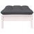 5 Piece Garden Lounge Set with Cushions Solid Pinewood