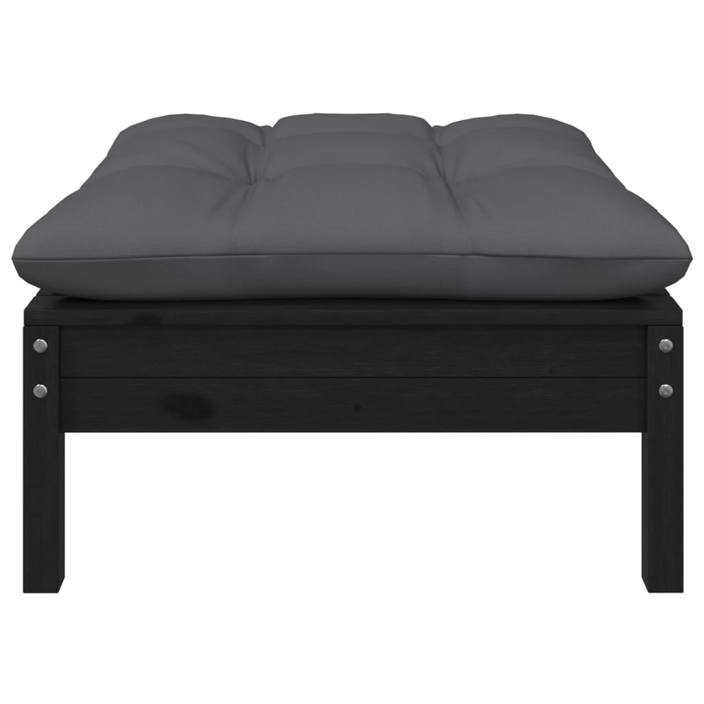 5 Piece Garden Lounge Set with Cushions Solid Pinewood